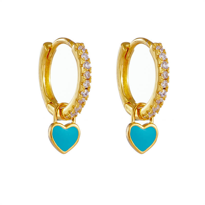 Opulent Heart Hoops