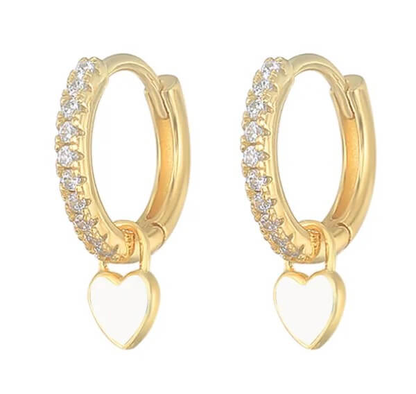 Opulent Heart Hoops