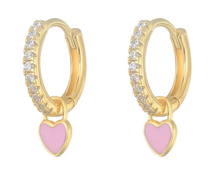 Opulent Heart Hoops