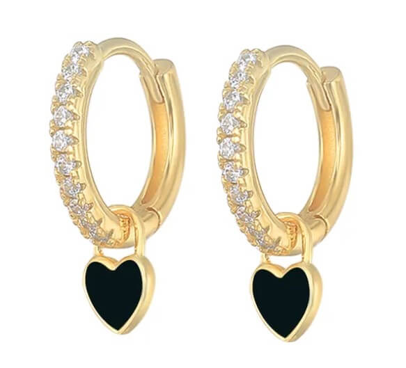 Opulent Heart Hoops