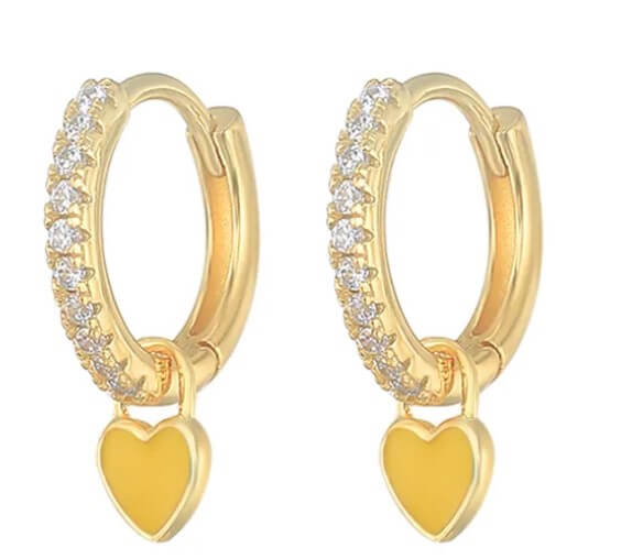 Opulent Heart Hoops