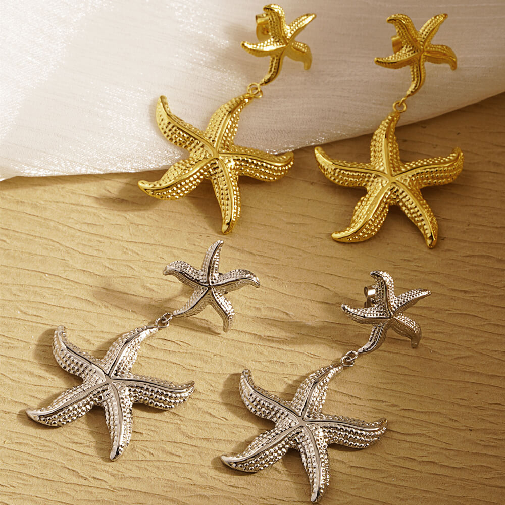 Prestigious Starfish Earrings