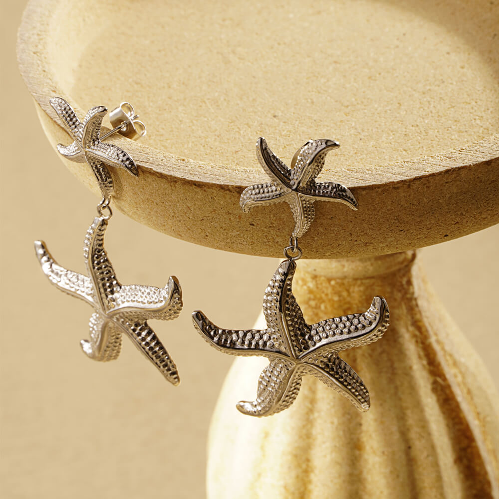 Prestigious Starfish Earrings