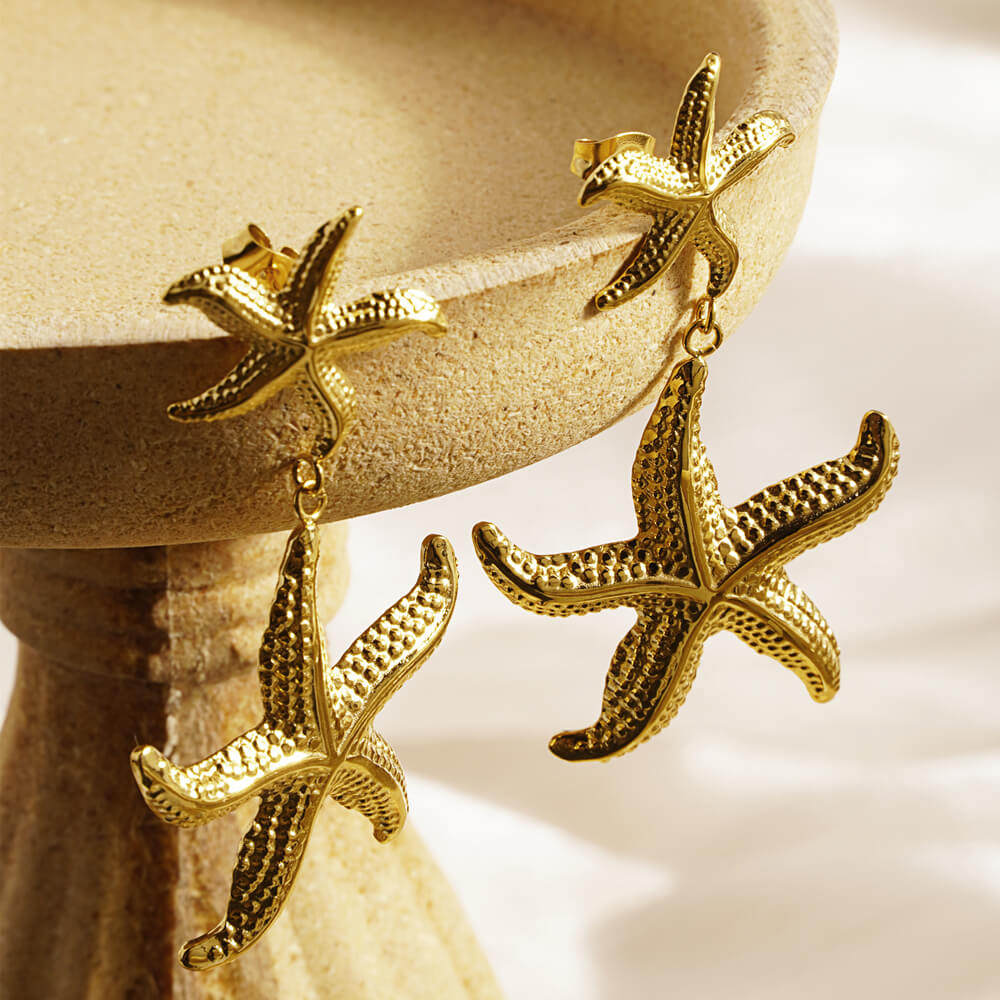 Prestigious Starfish Earrings