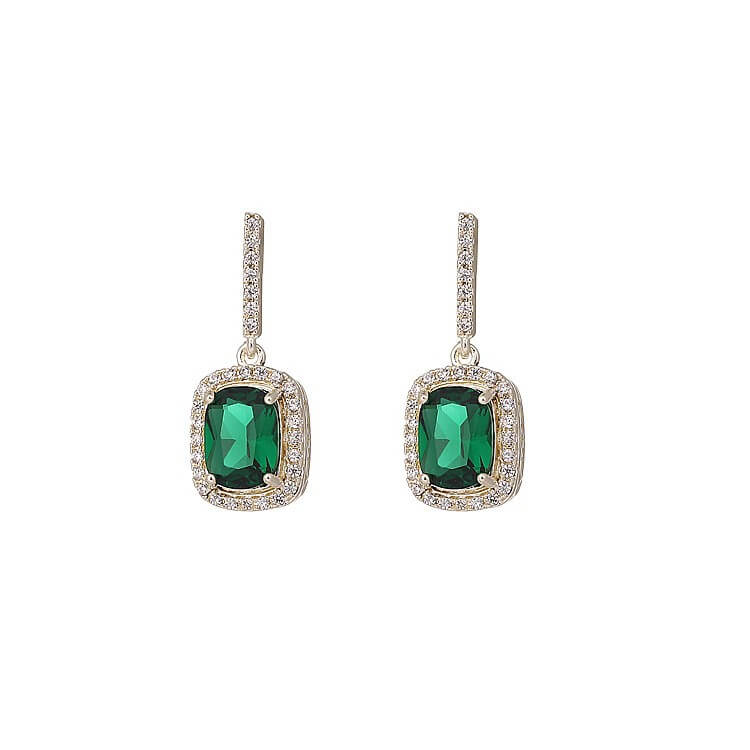 Luxe Alloy Rhinestone Earrings