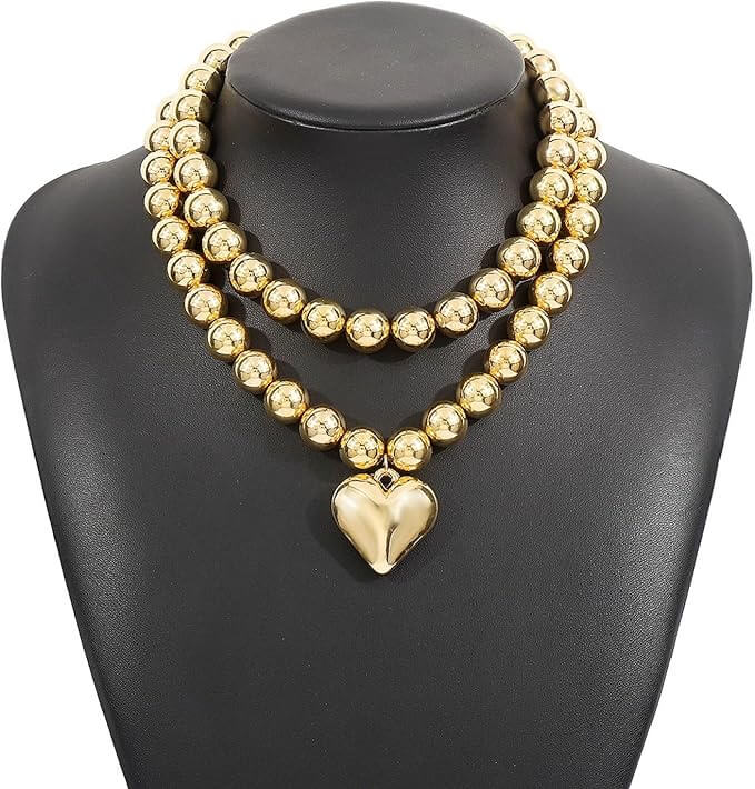 Timeless Bubble Heart Necklace