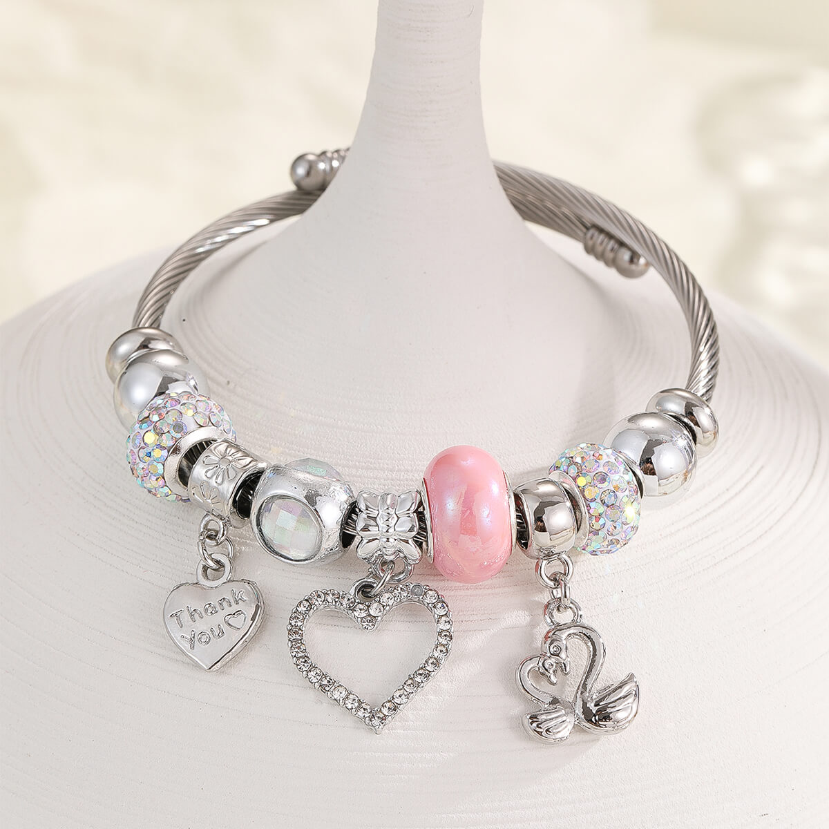 Timeless Heart Charm Bracelet